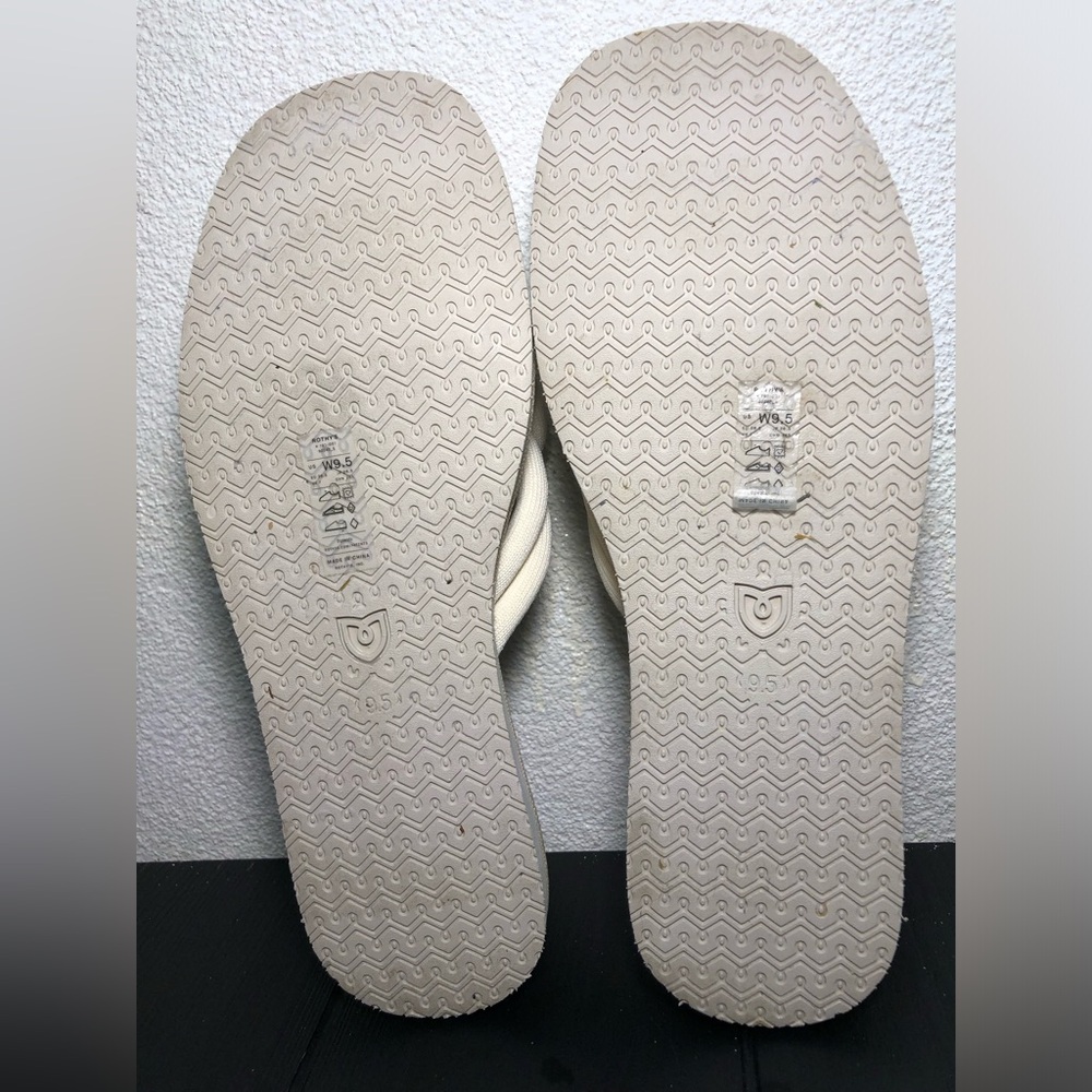 Rothy's Cream Braided Sandals 9.5 - Picture 8 of 11